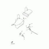 Схема вузла: Сидіння Yamaha YZF-R1 R1