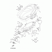 Схема узла: Сиденье Yamaha YP250 X-MAX