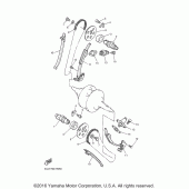 Схема узла: Распредвал и Цепь ГРМ Yamaha XV250 V-Star