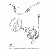 Схема узла: Генератор Yamaha XV535 Virago