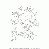 Схема узла: Подножки и Подставка Yamaha XVS650 V-Star Custom
