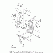 Схема вузла: Рама Yamaha XVS950 Bolt