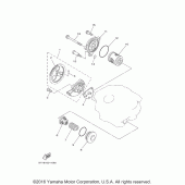 Схема узла: Масляный насос Yamaha TW200