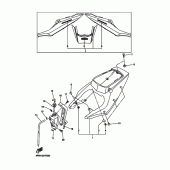 Схема узла: Боковая крышка Yamaha YZF-R6/ YZF600 R6S