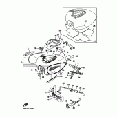 Схема узла: Топливный бак Yamaha XVS1100 V-Star Classic