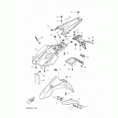 Схема узла: Крыло Yamaha WR125 WR125X