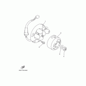 Схема узла: Генератор Yamaha YZ125