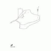 Схема вузла: Сидіння Yamaha YZF-R6/ YZF600 R6 RaceBase