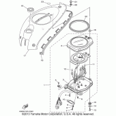 Схема узла: Панель приборов Yamaha XV1600 Midnight Star