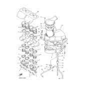 Схема узла: Впускная система Yamaha XJ600 Diversion (S-TYPE)