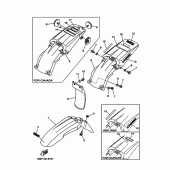Схема вузла: Крило Yamaha TTR125 TT-R125