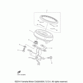 Схема вузла: Панель приладів Yamaha XVS950 Bolt