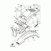 Схема узла: Крыло Yamaha TT250R TT-R