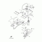 Схема вузла: Паливний бак Yamaha TTR50 TT-R50