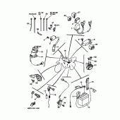 Схема вузла: Електроустаткування 1 Yamaha XT225 XT225