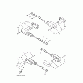 Схема узла: Поворотники Yamaha YBR125