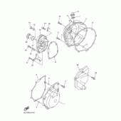 Схема узла: Крышки картера 1 Yamaha YZF-R6/ YZF600 R6