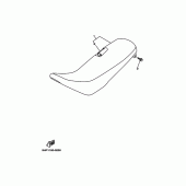 Схема вузла: Сидіння Yamaha TTR125 TT-R125