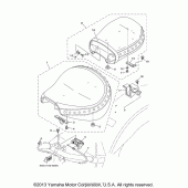 Схема узла: Сиденье Yamaha XV1600 Midnight Star