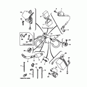 Схема вузла: Електроустаткування 1 Yamaha TTR125 TT-R125