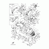 Схема вузла: Облицювальні елементи Yamaha XTZ1200 Super Tenere