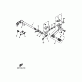 Схема вузла: Вал перемикання Yamaha TTR125 TT-R125