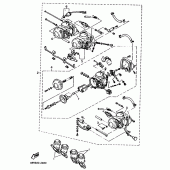 Схема вузла: Опція (ДВИГУН; ДЛЯ АНГЛІЇ) Yamaha XJ600 Diversion (S-TYPE)