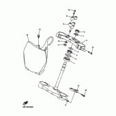 Схема узла: Рулевой механизм Yamaha YZ450F YZ450F