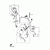 Схема узла: Пульт управления рулевой и Рычаг Yamaha FZ6 FZ6 FAZER S2 (ABS)