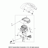 Схема узла: Панель приборов Yamaha XVS1300 V-Star Deluxe