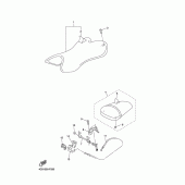 Схема узла: Сиденье Yamaha YZF-R1 R1