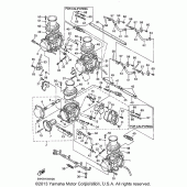 Схема вузла: Карбюратор Yamaha YZF600R Thundercat