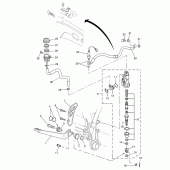 Схема вузла: Задній гальмівний циліндр Yamaha XT660 XT660Z Tenere