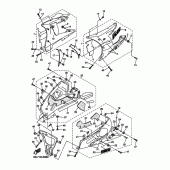 Схема узла: Облицовочные элементы 2 Yamaha YZF-R6/ YZF600 R6S