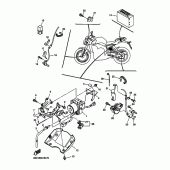 Схема вузла: Електроустаткування 3 Yamaha FZ1 FZ1 FAZER (Naked, ABS)