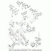 Схема вузла: Аудіо (1) Yamaha XVZ1300 Venture Royale