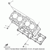 Схема вузла: Циліндр Yamaha YZF600R Thundercat