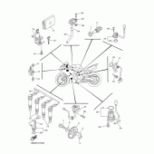 Схема вузла: Електроустаткування 1 Yamaha YZF-R1 R1 RaceBase