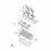 Схема вузла: Головка циліндра Yamaha YZF-R1 R1
