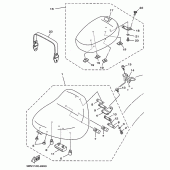 Схема вузла: Selle Yamaha XVS650 Drag Star Classic