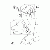 Схема узла: Сиденье Yamaha XVS650 Drag Star