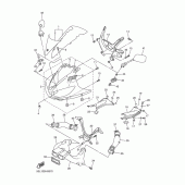 Схема вузла: Облицювальні елементи 1 Yamaha YZF-R6/YZF600 R6