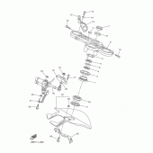 Схема вузла: Рульовий механізм Yamaha YZF-R1 R1