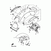 Схема вузла: Крило Yamaha XVS1100 Drag Star