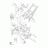 Схема вузла: Рама Yamaha FZ1 FZ1 FAZER (S-TYPE)