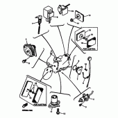 Схема узла: Электрооборудование 2 Yamaha XJ600 Diversion (Naked)