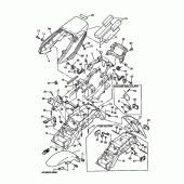 Схема узла: Крыло Yamaha XJR1200
