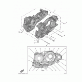Схема вузла: Картер двигуна Yamaha XP530 T-MAX DX