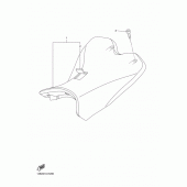 Схема вузла: Сидіння Yamaha YZF-R1 R1 RaceBase