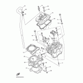 Схема узла: Цилиндр Yamaha YZ250 YZ250F